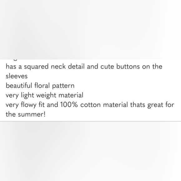 American Eagle Square Neck blouse Sz M - Picture 8 of 9